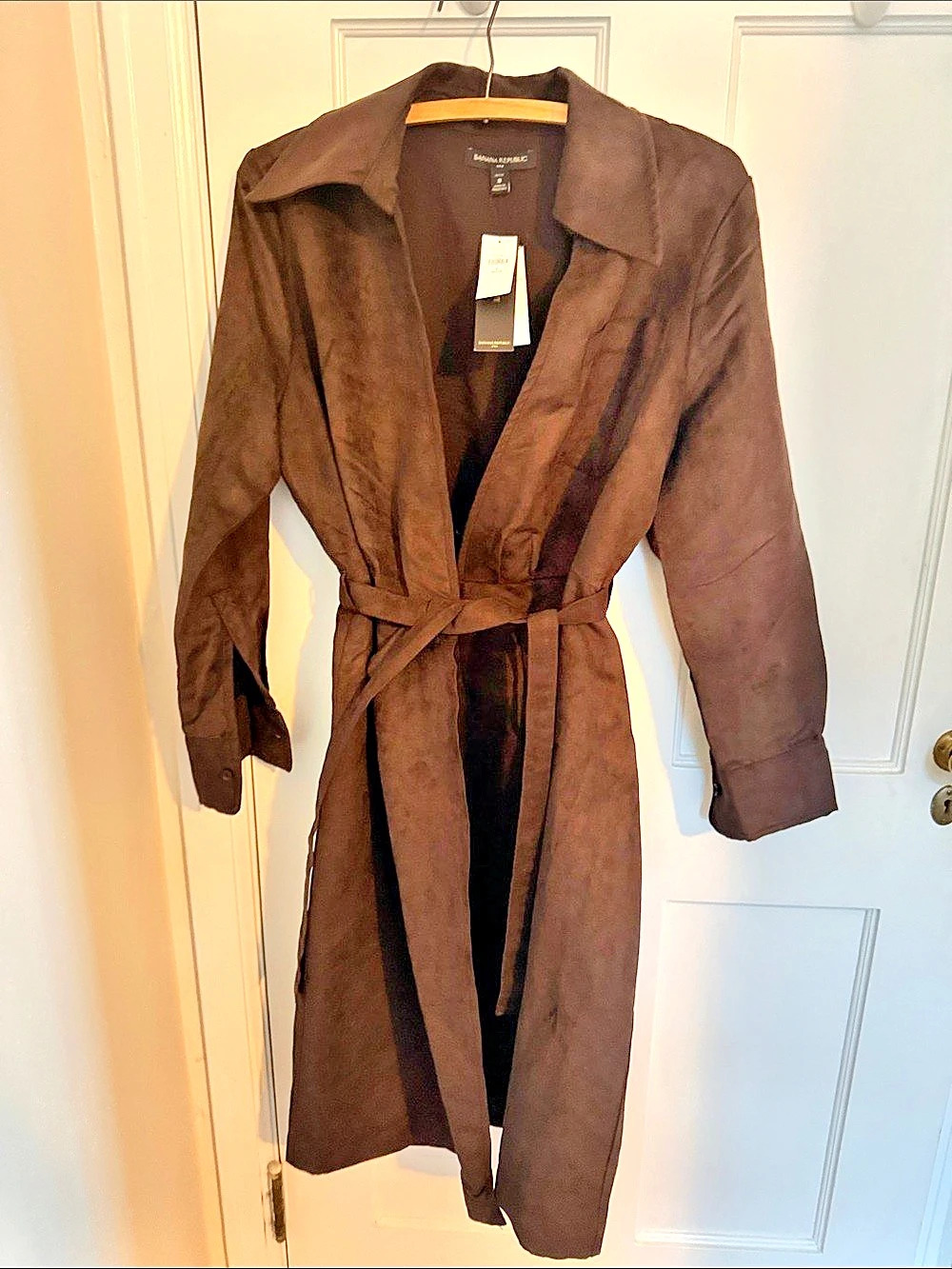 Banana Republic Brown wrap Dress Size 8 NWT